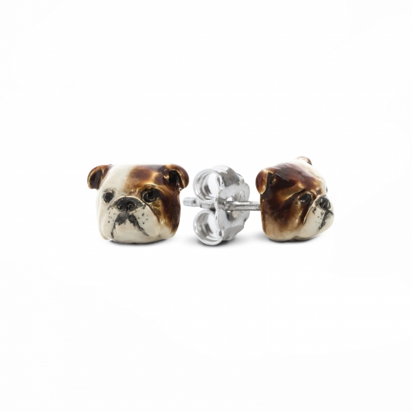 bulldog earrings